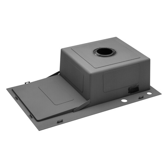 Додаткове фото - Кухонна мийка Kroner KRP Schwarze - 7849RHM PVD (3.0/1.0 мм)
