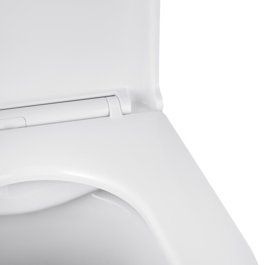 Додаткове фото - Комплект 4 в 1: Інсталяція GROHE Solido 3 в 1 3884966Q + Унітаз безобідковий Kroner Armada WHI513636 RIMLESS з сидінням Slim Duroplast / Soft-close / Quick relase KA513636WHIR (3884966KA513636)