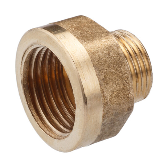 Головне фото - Перехід посилений LexLine 1/2"х3/8" ВЗ латунний УК0640-В