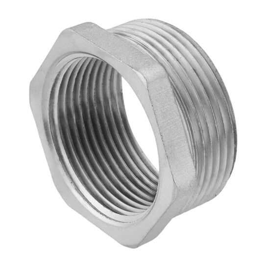 Головне фото - Футорка посилена LexLine 1 1/2"х1 1/4" ЗВ нікельована НК0723-Вн