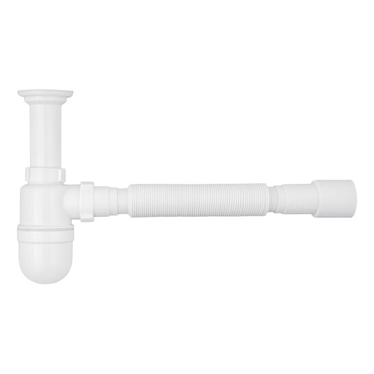 Головне фото - Сифон для раковини Agua TB01 1 1/2''х40/50 мм з литим випуском