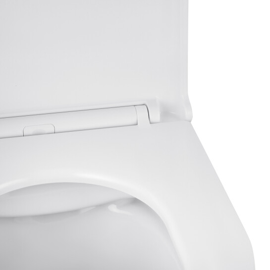 Додаткове фото - Комплект 4 в 1: Інсталяція GROHE Solido 3 в 1 3884966Q + Унітаз безобідковий Kroner Harz WHI493736 RIMLESS з сидінням Slim Duroplast/Soft-close/ Quick relase KH493736WHIR (3884966KH493736)