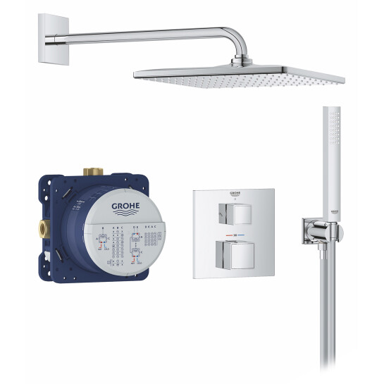 Головне фото - Душова система прихованого монтажу Grohe QuickFix Precision Cube Vitalio Rain Mono 310 Cube 34879000