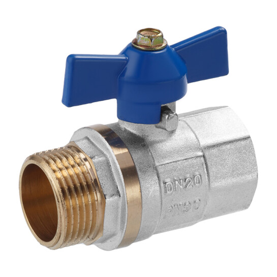 Головне фото - Кран кульовий Valves 3/4" ВЗ PN30 синій метелик