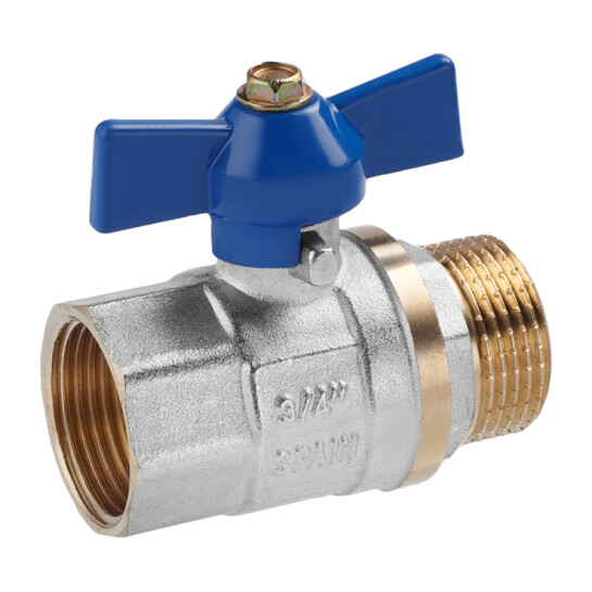 Додаткове фото - Кран кульовий Valves 3/4" ВЗ PN30 синій метелик