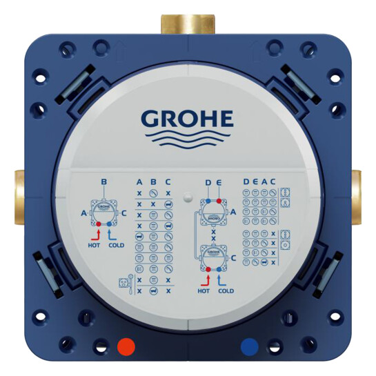 Додаткове фото - Душова система прихованого монтажу термостатична Grohe QuickFix SmartControl UA202802R3