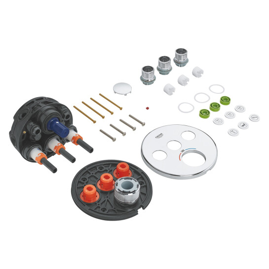 Додаткове фото - Душова система прихованого монтажу термостатична Grohe QuickFix SmartControl UA202802R3