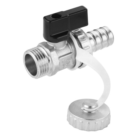 Головне фото - Зливний кран Karro 1/2" РЗ нікельований KR-11074