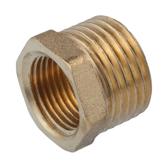 Головне фото - Футорка посилена LexLine 1/2"х3/8" ЗВ латунна УК0701-В