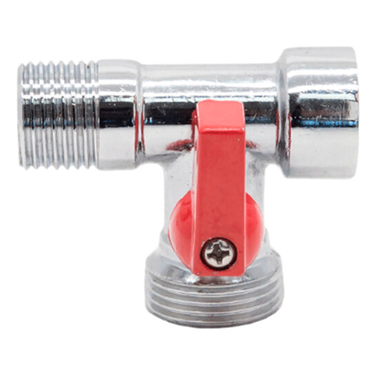 Головне фото - Кран приладовий для підключення з подовжувачем Karro 3/4"х3/4"х3/4" ВЗЗ хромований KR-3150