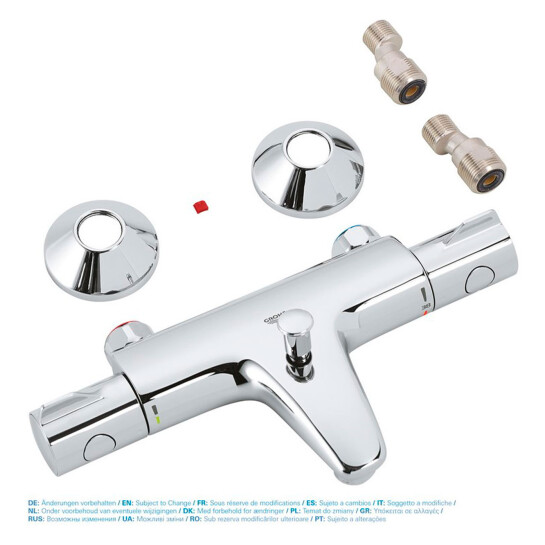 Додаткове фото - Змішувач термостатичний для ванни Grohe Grohtherm 800 34567000