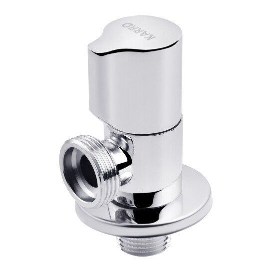 Головне фото - Кран приладовий для підключення Karro 1/2"x3/4" ЗЗ хромований KR-3120 New