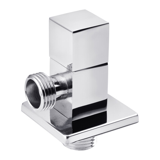 Головне фото - Кран приладовий для підключення Karro 1/2"х1/2" ЗЗ хромований KR-3122