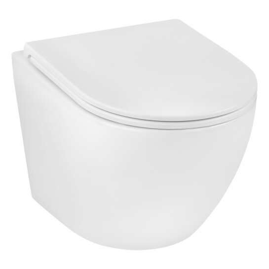 Додаткове фото - Комплект 4 в 1: Інсталяція Grohe Solido 2 в 1 38971000 + Панель змиву Grohe Even 389662430 + Унітаз підвісний безобідковий Kroner Harz WHI493736 TORNADO (38971966243KH49T)