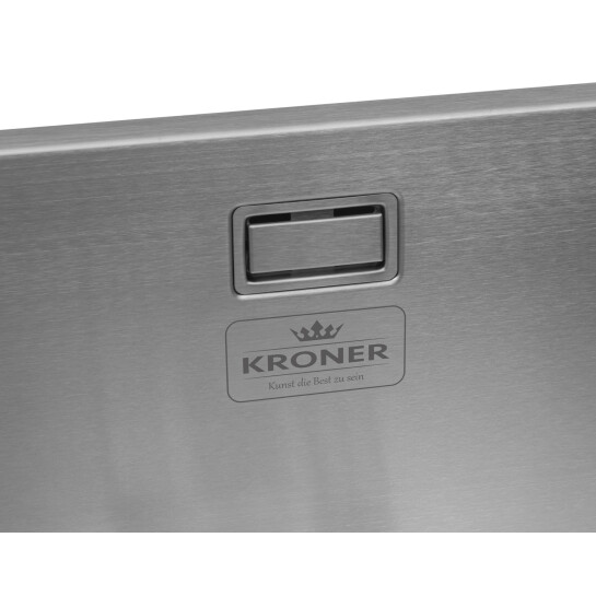 Додаткове фото - Кухонна мийка Kroner KRP Gebürstet - 5944STHM з нержавіючої сталі AISI 304 (1.0 мм)