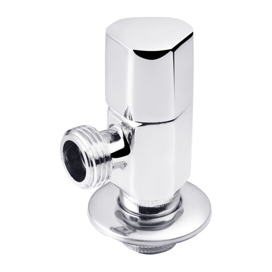 Головне фото - Кран приладовий для підключення Karro 1/2"х1/2" ЗЗ хромований KR-3126 New
