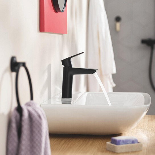 Додаткове фото - Змішувач для раковини Grohe QuickFix Start ES M-Size 237462432 з донним клапаном