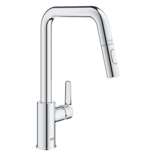 Головне фото - Змішувач для кухні з висувним виливом Grohe QuickFix Start 30631000 