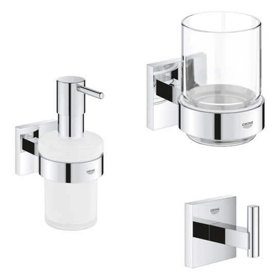 Додаткове фото - Душова система Grohe QuickFix Vitalio Comfort 26985001 з набором аксесуарів BF40961SC
