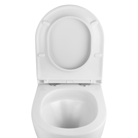 Додаткове фото - Комплект 4 в 1: Інсталяція Grohe Rapid SL 3 в 1 38772001 + Унітаз безобідковий Kroner Harz WHI493736 TORNADO (38772001KH49T)