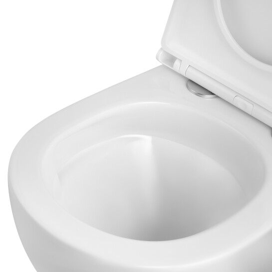 Додаткове фото - Комплект 4 в 1: Інсталяція Grohe Rapid SL 3 в 1 38772001 + Унітаз безобідковий Kroner Harz WHI493736 TORNADO (38772001KH49T)