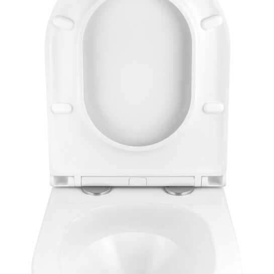Додаткове фото - Комплект 4 в 1: Інсталяція GROHE Solido 3 в 1 3884966Q + Унітаз безобідковий Kroner Armada WHI513636 TORNADO (3884966KA51T)