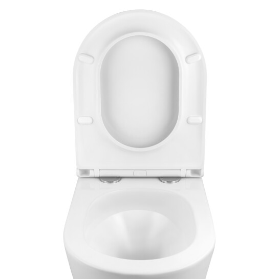 Додаткове фото - Комплект 4 в 1: Інсталяція GROHE Solido 3 в 1 3884966Q + Унітаз безобідковий Kroner Armada WHI513636 TORNADO (3884966KA51T)