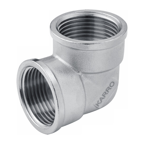 Головне фото - Кутник Karro 3/4" ВВ нікельований KR-3107