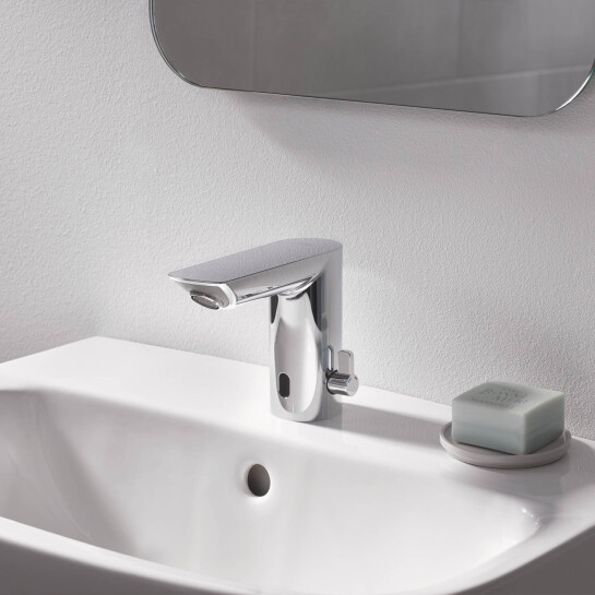 Додаткове фото - Змішувач безконтактний для раковини Grohe Bau Cosmopolitan E 36451000
