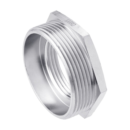 Головне фото - Футорка Karro 2"х1 1/4" ЗВ нікельована KR-3115