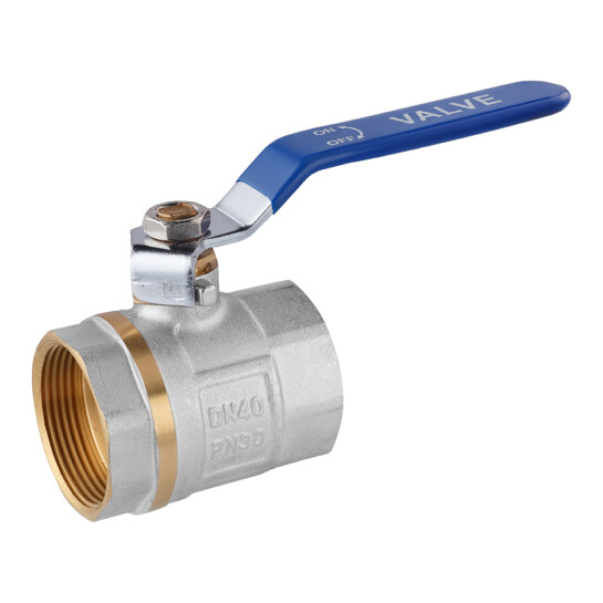 Головне фото - Кран кульовий Valves 1 1/2'' ВВ PN30 синя ручка