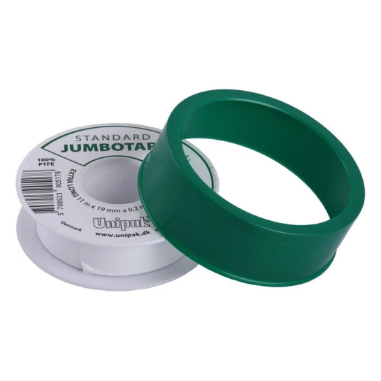 Додаткове фото - Фум стрічка Jumbotape Professional (16,5m x 19mm x 0,2mm) + 10%, щільність 0,6 g/cm³