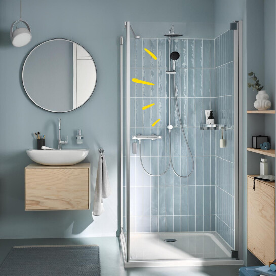 Додаткове фото - Змішувач термостатичний для душу Grohe QuickFix Precision Flow UA202908TR 