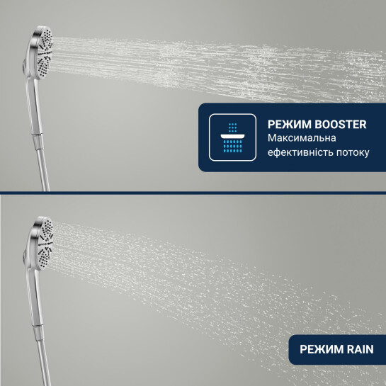 Додаткове фото - Душовий набір Grohe QuickFix Vitalio Joy+ 120, 3 режими струменя 1348650000