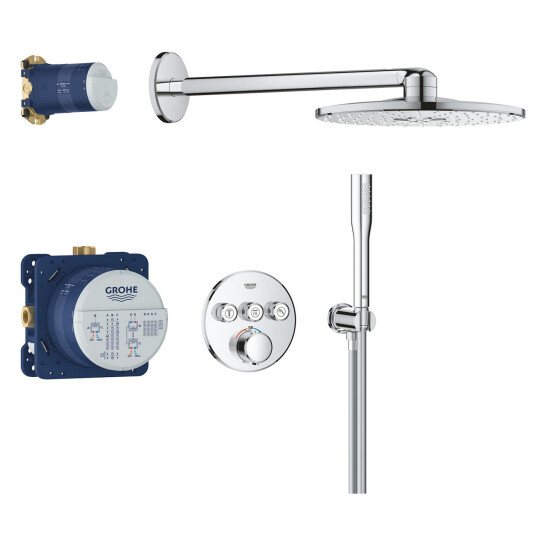 Головне фото - Душова система прихованого монтажу термостатична Grohe QuickFix Precision SmartControl 34874000