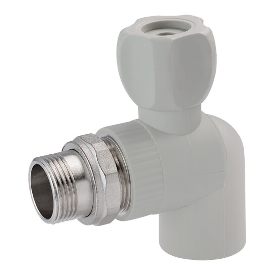 Головне фото - Кран радіаторний кутовий PPR GrandiTherm 20х1/2"