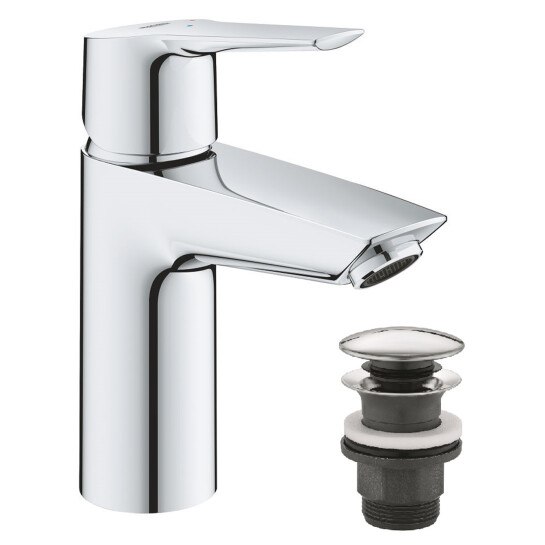 Головне фото - Змішувач для раковини Grohe QuickFix Start S-Size 23551002 з донним клапаном