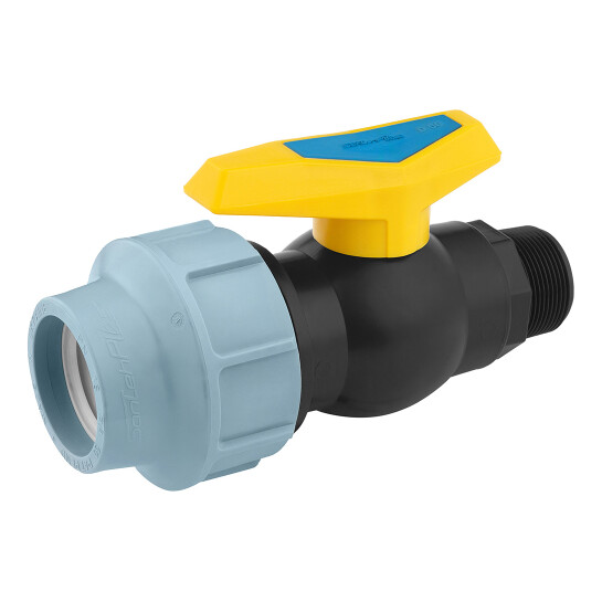 Головне фото - Кран ПЕ SantehPlast 50х1 1/2" РЗ