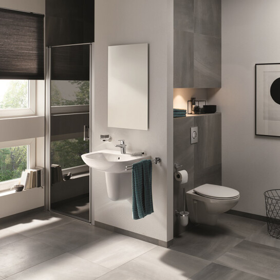 Додаткове фото - Змішувач для раковини Grohe Start Flow S-Size 23809000 з донним клапаном