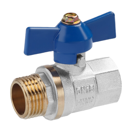 Головне фото - Кран кульовий Valves 1/2" ВЗ PN30 синій метелик