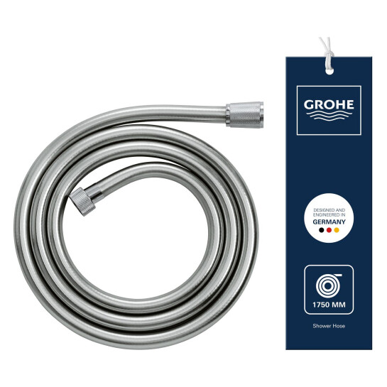 Додаткове фото - Шланг для душу Grohe VitalioFlex Silver 1750 мм 1143370000