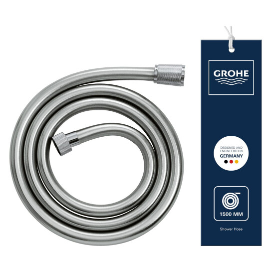Додаткове фото - Шланг для душу Grohe VitalioFlex Silver 1500 мм 1143860000