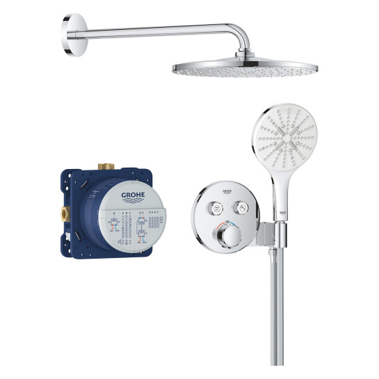 Головне фото - Душова система прихованого монтажу термостатична Grohe QuickFix Precision SmartControl 34877000
