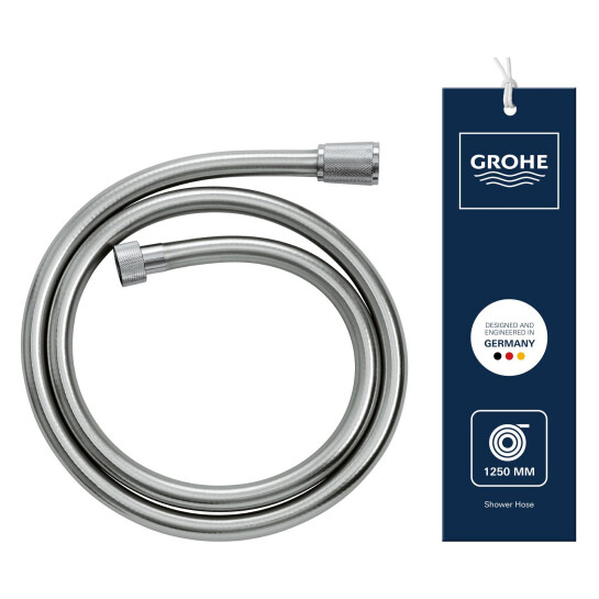Додаткове фото - Шланг для душу Grohe VitalioFlex Silver 1250 мм 1143940000