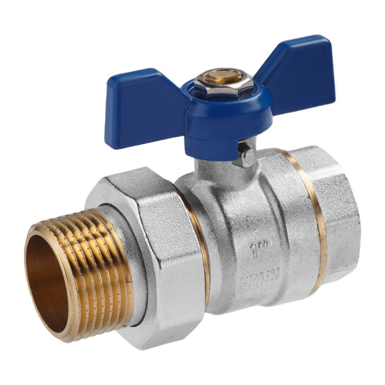 Головне фото - Кран-американка кульовий прямий Valves 1" PN30