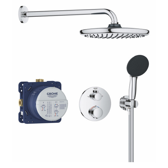 Головне фото - Душова система прихованого монтажу термостатична Grohe QuickFix Precision Grohtherm 34883000 