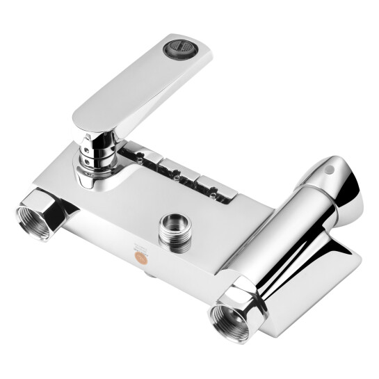 Додаткове фото - Душова система термостатична Kroner KRP Axis Line Thermo-C0636