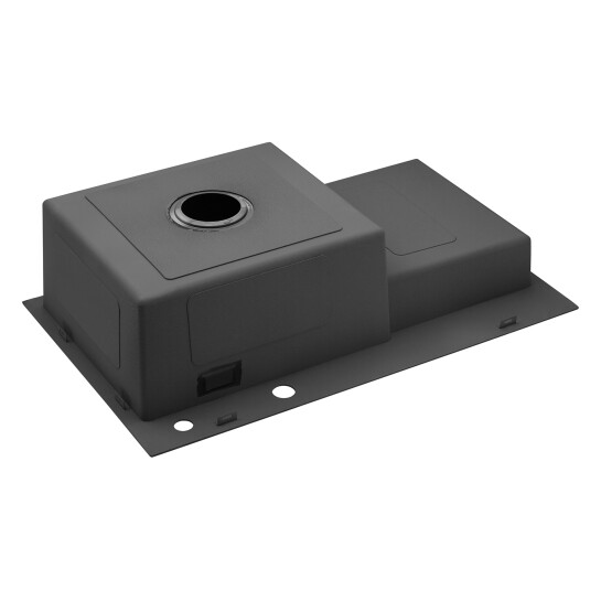 Додаткове фото - Кухонна мийка Kroner KRP Schwarze - 7848LHM PVD (3.0/1.0 мм)