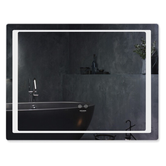 Головне фото - Дзеркало Kroner KRP Spiegel HR2 - 9070 з LED-підсвічуванням та антизапотіванням