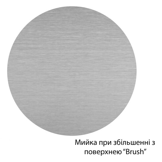 Додаткове фото - Кухонна мийка Kroner KRP Gebürstet - 6350HM (3.0/1.0 мм)
